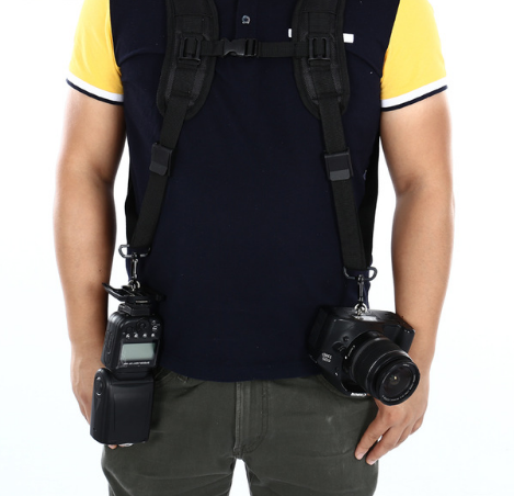 Multi Camera Carrier Photographer Vest Strap