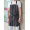 Chef Stripe Bib Apron with Pockets