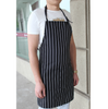 Chef Stripe Bib Apron with Pockets