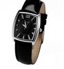 Quartz Leather Band Tonneau Office Ladies Wristwatches